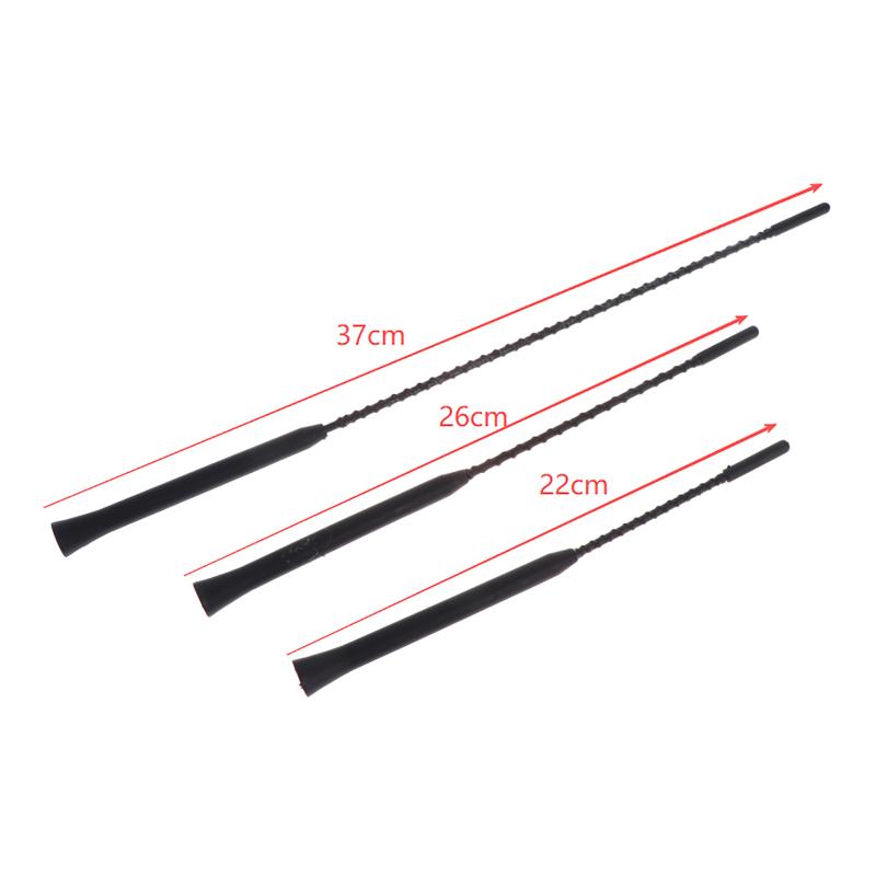 22/26/37Cm Universal Roof Mount Mast Whip Antenna Enhanced Signal Stereo Radio Fm Am Aerial Amplified Car Accessories