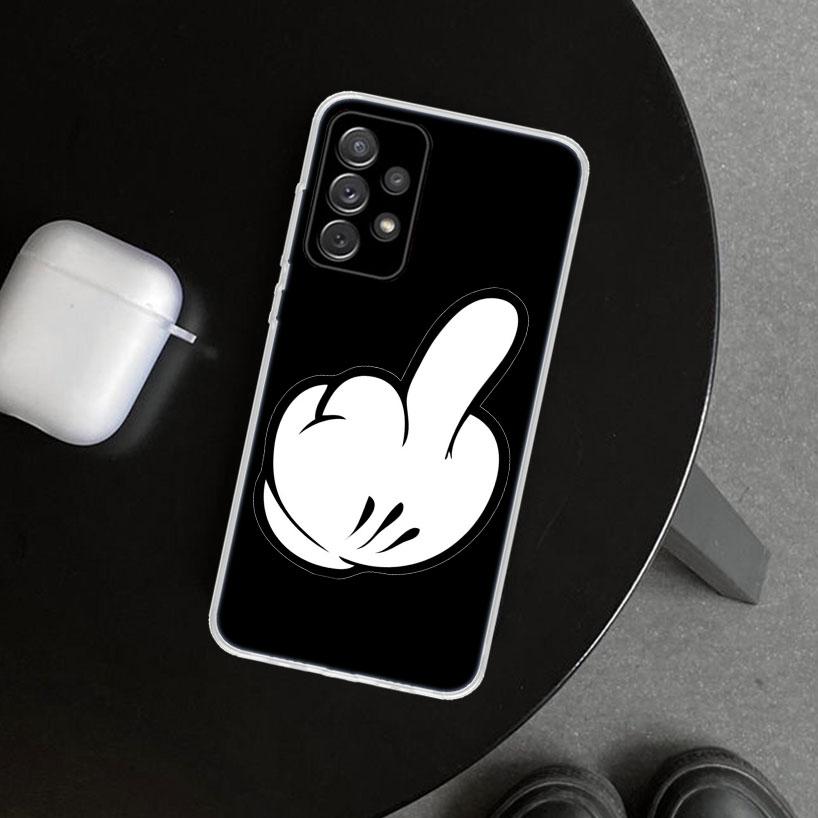 Middle Finger Phone Case for Samsung Galaxy A17 A16 A26 A36 A56 A57 A37 A15 A25 A35 A55 A14 A24 A34 A54 A13 A23 A33 A53 Galaxy A