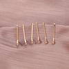 12Pcs/Bag Solid Color Hijab Scarf Pins - U-Shaped Brooch Clips For Women, Fashion Decorative Accessories