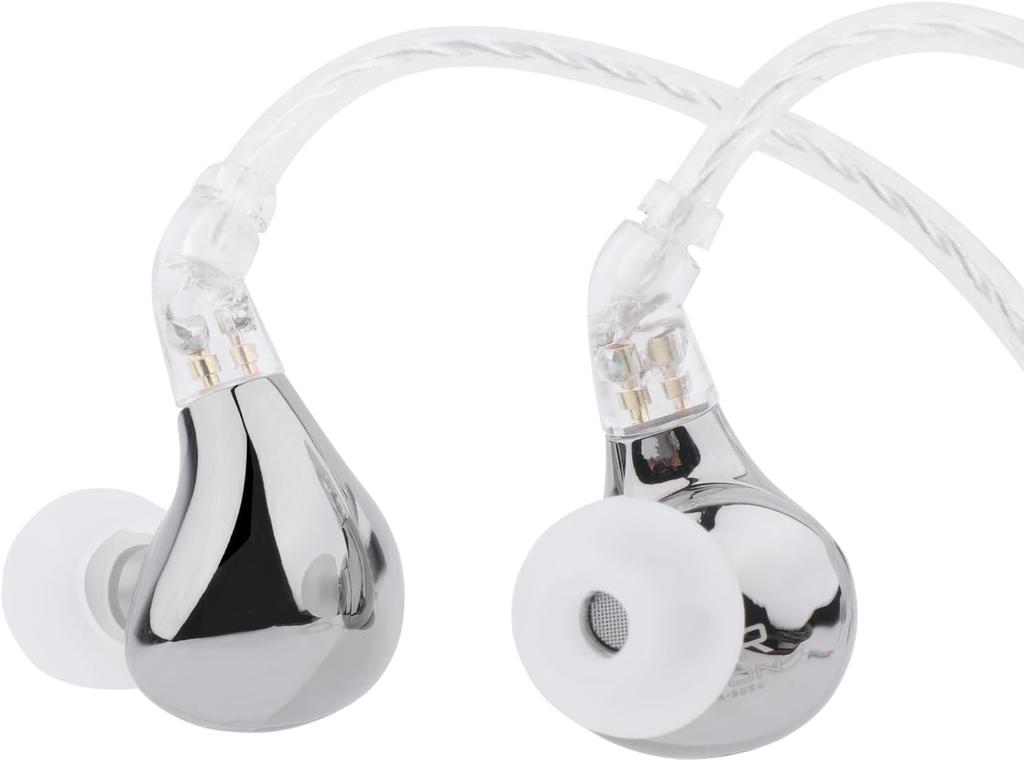 WGZBLON Earphones Wired Earphones Wired Earphones Canal Alloy Sound Frequency and Acoustic Dual Dynamic and Transparent High and for Home Monitoring