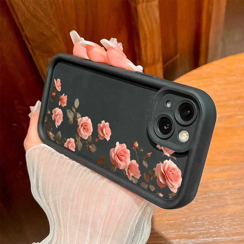 Soft Silicone Square Ladder Printing Pattern Phone Casing Full Cover Camera Shockproof Protection Rubber Case for Samsung