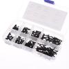 Locking Screws And Wood Screws 400/800PCS/1 Set M2 Black Self Tapping Screw Assortment Kit