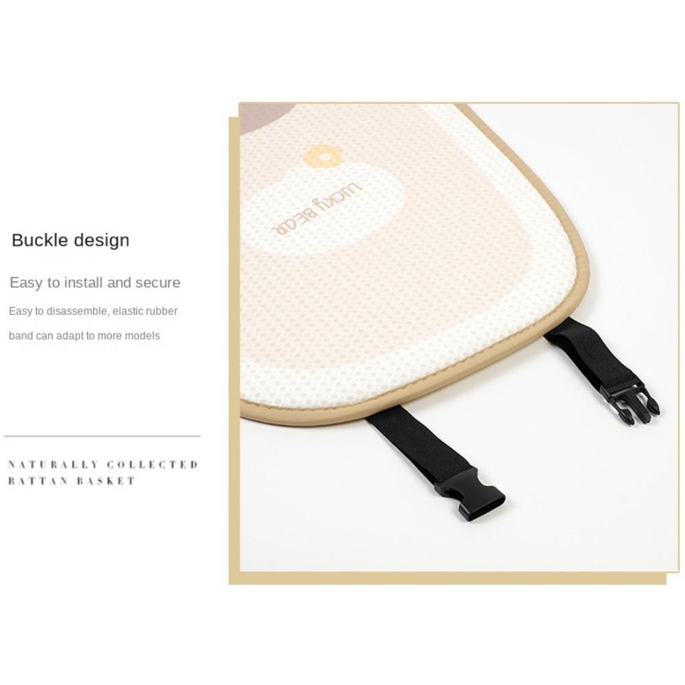 Schutzmatte Sommer Atmungsaktives Sitzkissen Hasenmuster Auto Eis Seide Kissen Auto Innenausstattung