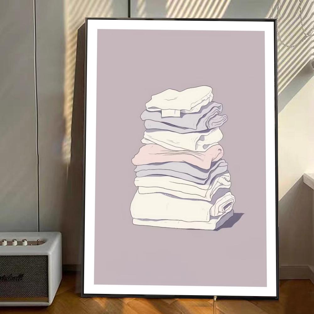 Laundry Day Art Poster Good Quality Prints and Posters Vintage Room Home Bar Cafe Decor Aesthetic Posters Waterproof Paper
