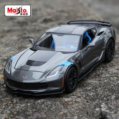 Maisto 1:24 Chevrolet Corvette Grand Sport Alloy Sports Car Model Diecasts Metal Racing Car Model Simulation Childrens Toy Gifts