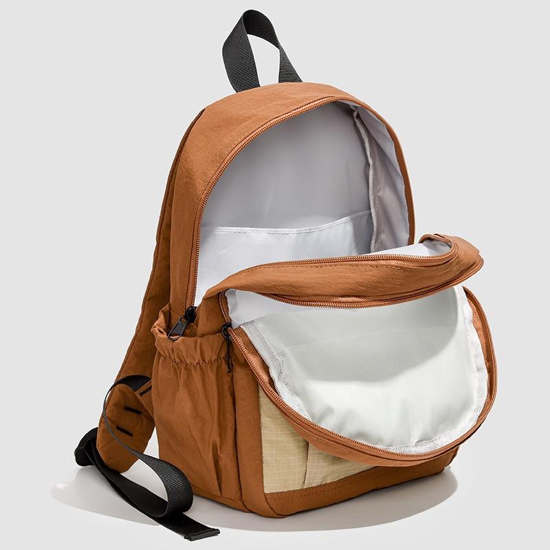 The New Schoolbag Is High-value, Fresh and Sweet, Contrasting Color Splicing Backpack, Women's Lightweight Mountaineering Large-capacity Backpack.
