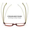 Tea Frame Square Nearsighted Glasses For Women Men Ultra Light Student Prescription Glasses Myopia 0 -0.5 -0.75 To -6.0