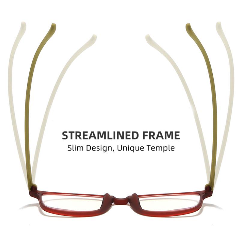 Tea Frame Square Nearsighted Glasses For Women Men Ultra Light Student Prescription Glasses Myopia 0 -0.5 -0.75 To -6.0