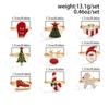 Ingemark 9Pcs/Set Christmas Tree Elk Santa Claus Rings Set for Women Vintage Gold Color Rings 2026 Christmas Couple New Jewelry