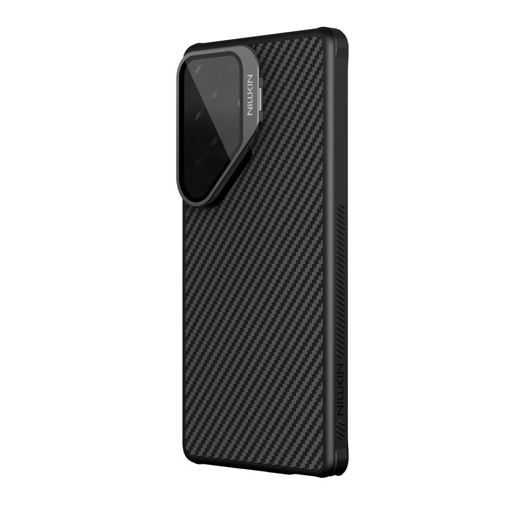 NILLKIN Για Samsung Galaxy S25 Ultra Μαγνητική Θήκη TPU + Αραμιδική Ίνα Κάλυμμα Φακού Βάση Στήριξης Κάλυμμα Κινητού