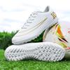 Mens Soccer Shoes Outdoor Training Ultralight TF/FG Professional Soccer Sneakers Anti Slip Field Training Futsal Football Boots