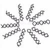 10 Stück Einfache Spiralförmige Haarspange Fixierter Lockenwickler für Brautkopfschmuck Frisurwerkzeug Mädchen Minimalistisch Personalisierte Styling-Accessoires