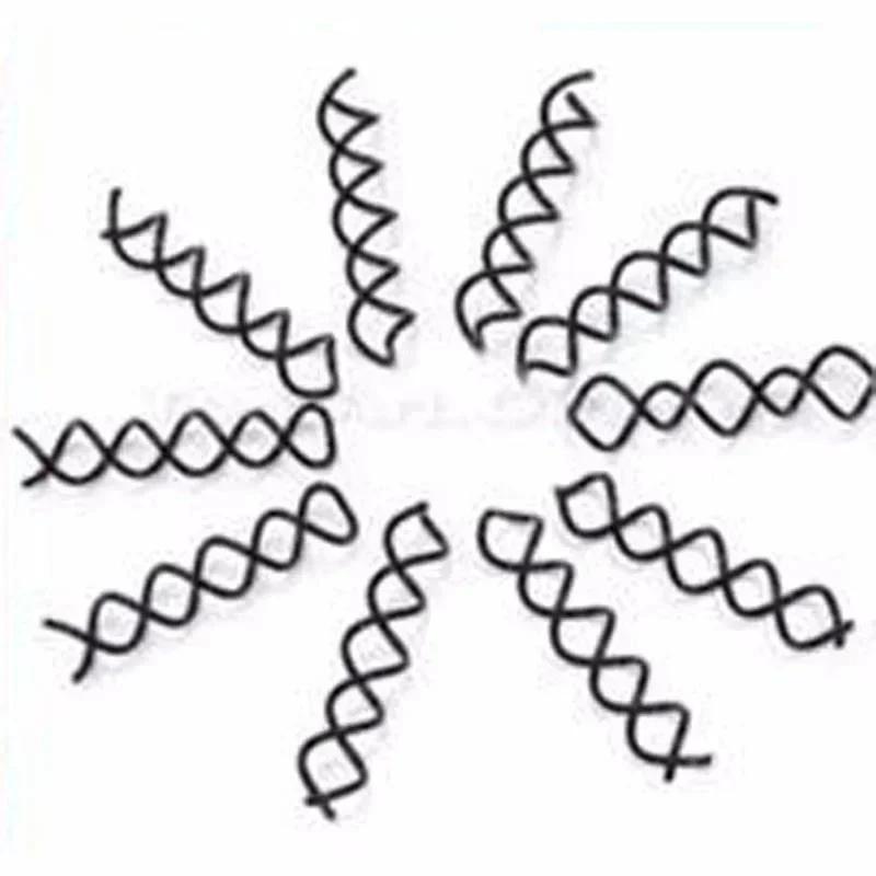 10 Stück Einfache Spiralförmige Haarspange Fixierter Lockenwickler für Brautkopfschmuck Frisurwerkzeug Mädchen Minimalistisch Personalisierte Styling-Accessoires