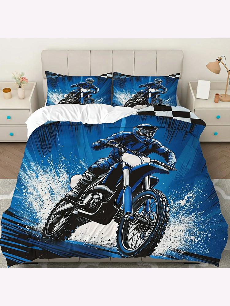 Housse de Couette Animaux Tropicaux Silhouette d'Animal Exotique Coucher de Soleil Ensemble de Literie Complet Pour Filles Garçons Décor Hawaï Vague Marine Housse de Couette US King(264x228cm)