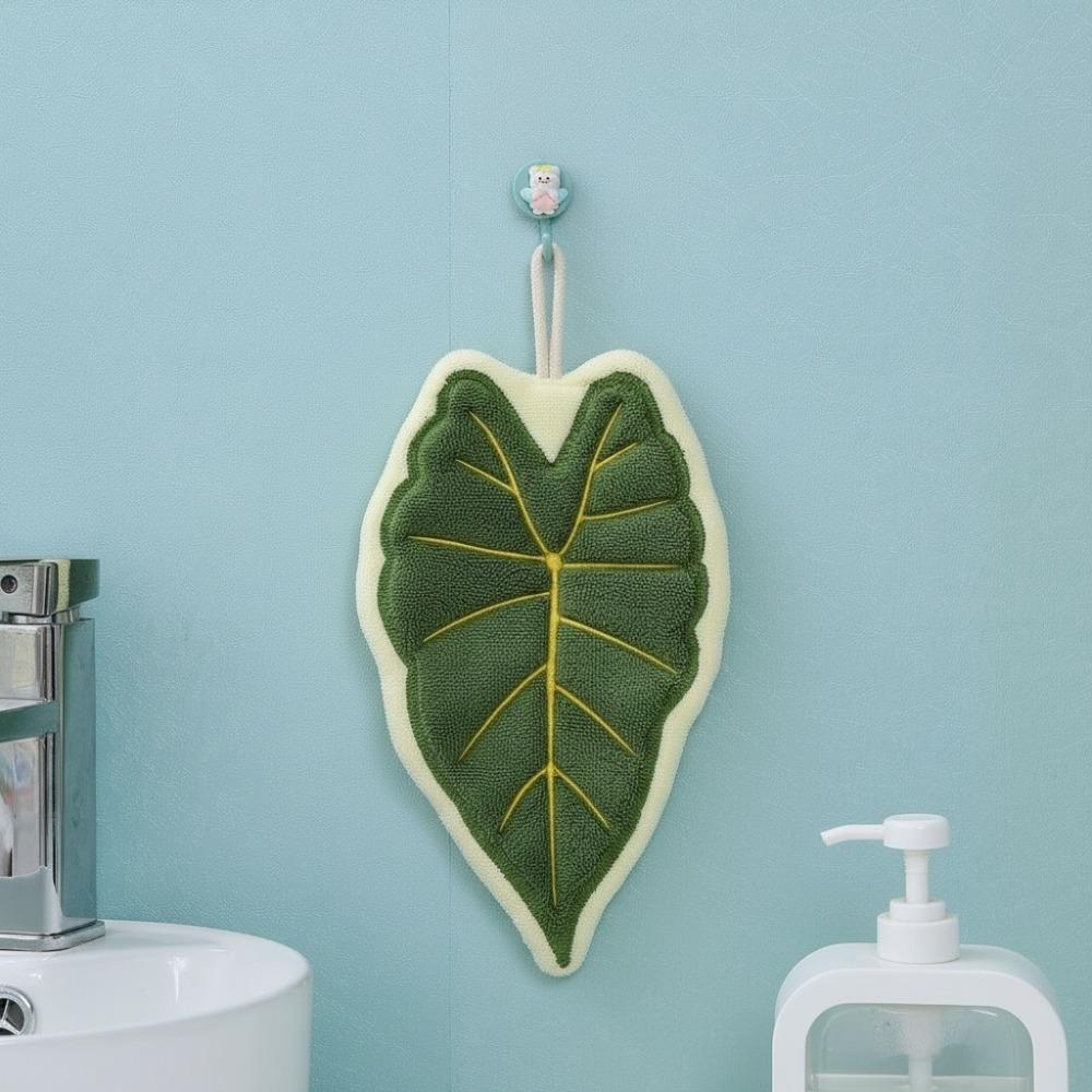 Thickened Kitchen Towel Leaf Absorbent Towel New Hand Towel  Home Accessories