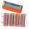 4pcs/pack Professional Shaving 5 Layers Razor Blades Compatible for Men Face Care or Mache 3