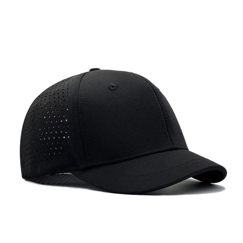 Breathable 5cm Short Brim Baseball Caps Adjustable Elasticity Sun Visor Cap  Unisex
