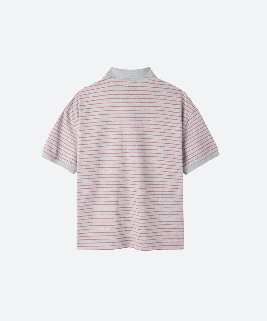 MOONSUN M.C Unisex, Classic Stripe Pk Tee / Gray