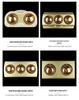 Gold Light Bulb Bathroom Heater - Warm Ceiling Fixture for Home