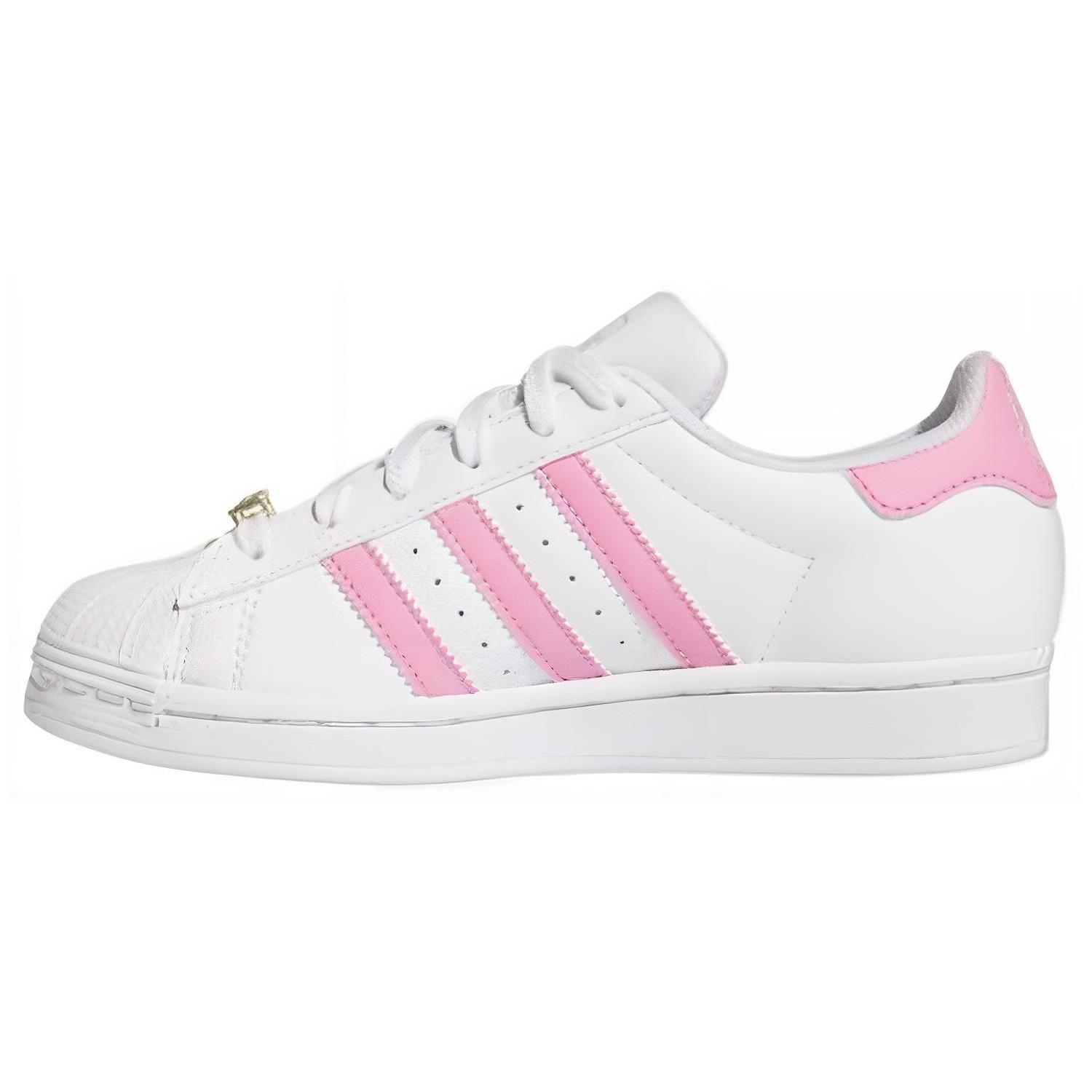 (GS) adidas Superstar White Pink Kids IG2749 EU 40
