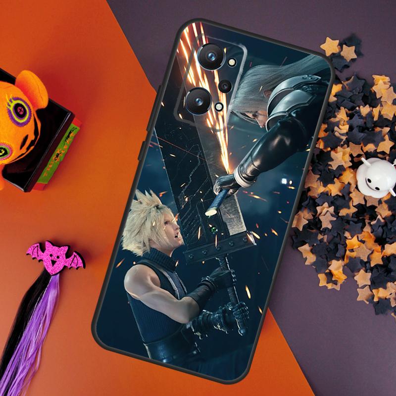 Final Fantasy VII For Realme GT Neo 5 3 2 C55 C35 C33 C31 C30 C25 C21Y C15 C11 Realme 10 8 9 11 Pro Plus Case