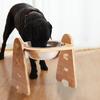 Bamboo Frame Diagonal Neck Guard Dog Bowl Bamboo Frame Dog Bowl Single Bowl