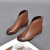 Stivaletti da donna Inghilterra da donna autunno inverno stivaletti corti donna casual quotidiani comfort stivali scarpe in pelle artificiale