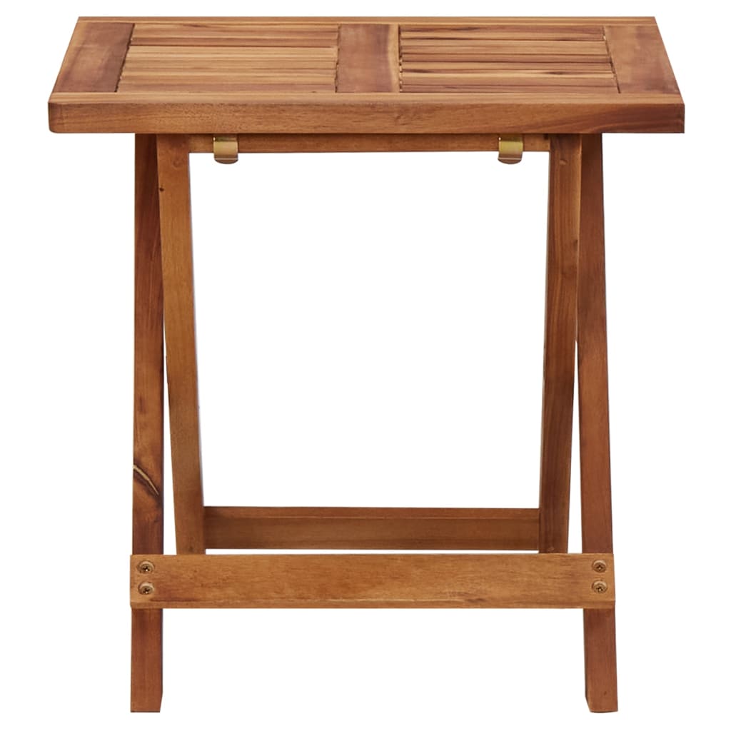 2 Piece Sun Lounger Set with Table Solid Acacia Wood