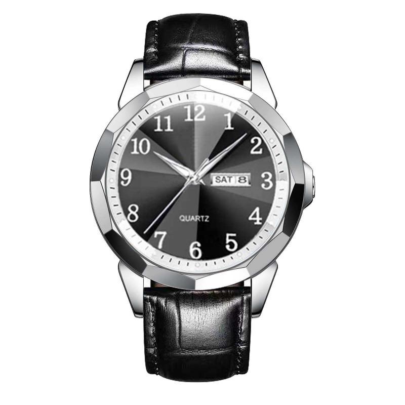 New Business Men's Watch Double Calendar High-end Quartz Men's Watch Fashion Multi-function Watch Non-mechanical Watch