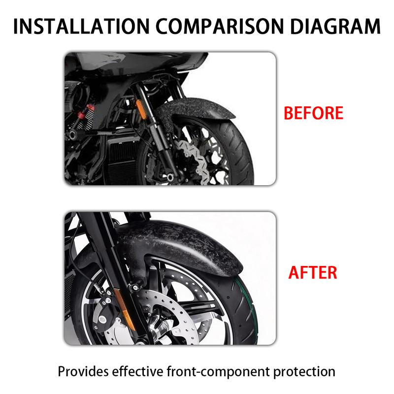 Motorcycles Accessories Front Fender Mudguard Fairing Fit For Harley Touring CVO 117 121 Street Glide Road Glide ST 2023 - 2025
