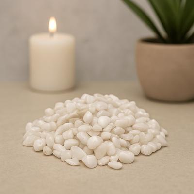 White Quartz Crystal Chips, 1kg