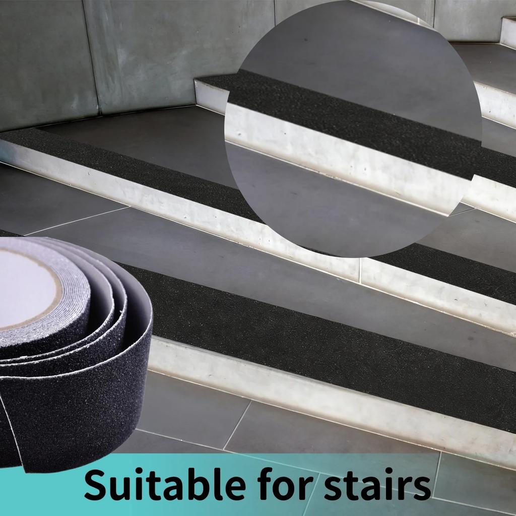 1 stuks Antislip Tape, Heavy Duty Grip Tape Buiten Waterdicht, Hoge Kleefkracht Tractie Veiligheidstape voor Trappen, Treden, Skatebo
