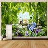 Pikmin 4 Lustiger Wandteppich Dekoration Schlafzimmer Wohnheim Hintergrundtuch Ferienhaus Party Wohnzimmer Clubtuch