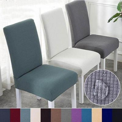 Knitted Chair Cover Removable Anti-dirty Seat Cover Chair Protector for Party Home Decor