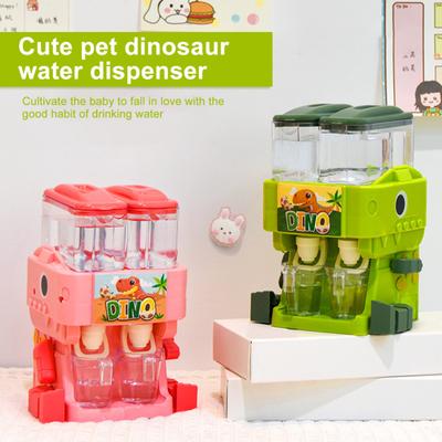 Giocattolo per la casa da gioco, adorabile dinosauro, girevole a 360 gradi, facile accesso, tazze per riporre, attira l'attenzione, distributore di bevande in ABS, giocattolo per la casa da gioco, giocattoli per bambini