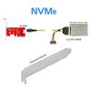 NFHK PCI-E 3.0 Express 4.0 X4 - Oculink Internal SFF-8612 SFF-8611 Host Adapter with Bracket for PCIe SSDs
