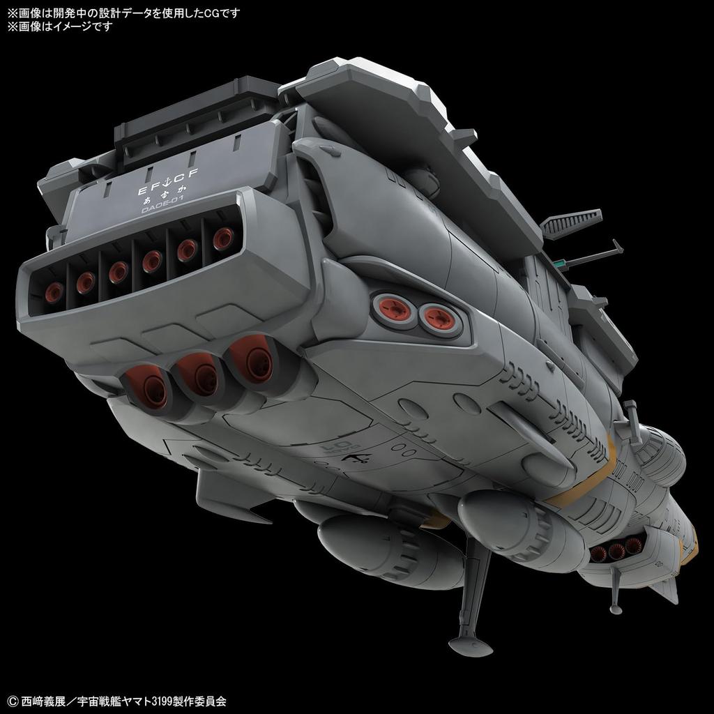 BANDAI SPIRITS Yamato Asuka Clasa DX 1/1000 - figurină