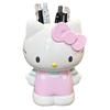 Luxury Cat Pen & Makeup Brush Holder: Sophisticated Design Desktop Ornament