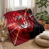 AC Milan Theme Blanket Soft Flannel Blanket Plush Throw Blanket Cozy Sofa Bed Blanket for Home Decor