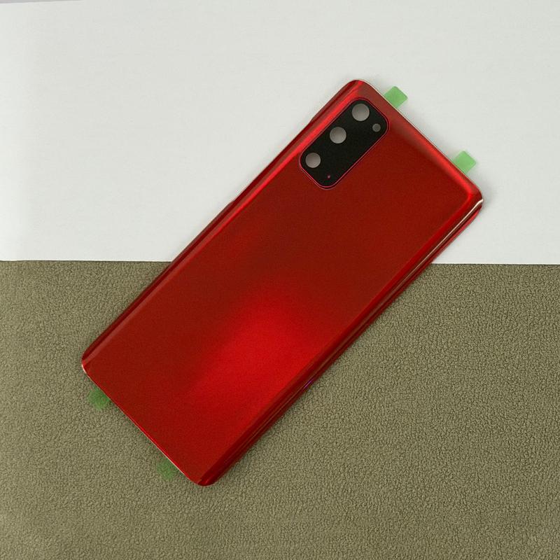 For Samsung Galaxy S20 Back Cover Rear Battery Glass Housing Case Panel With Camera Lens Replacement Parts G980 Back Cove