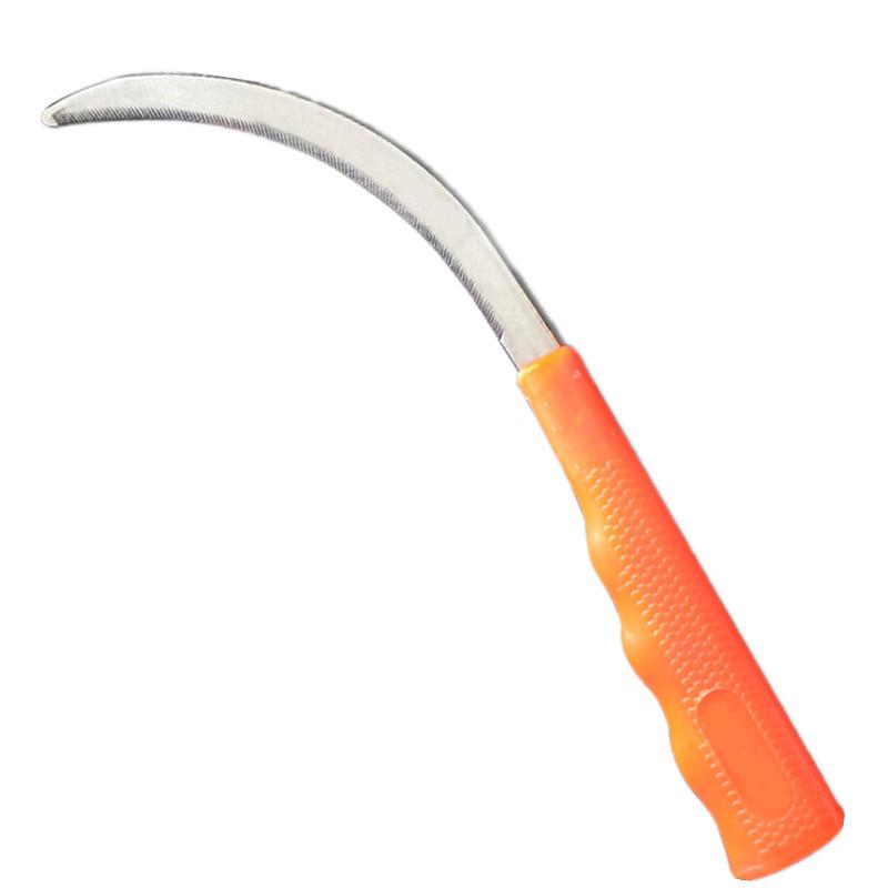 

Серп из нержавеющей стали Сельскохозяйственный инструмент с зубьями для удаления сорняков и сбора урожая Резак для мелкого зерна Бытовой гербицид