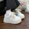 Platform casual board shoes versatile chic sports women's shoes 2025 spring new little white shoes female original design