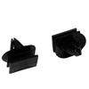 Clips Black+White Durable Exterior High Reliability