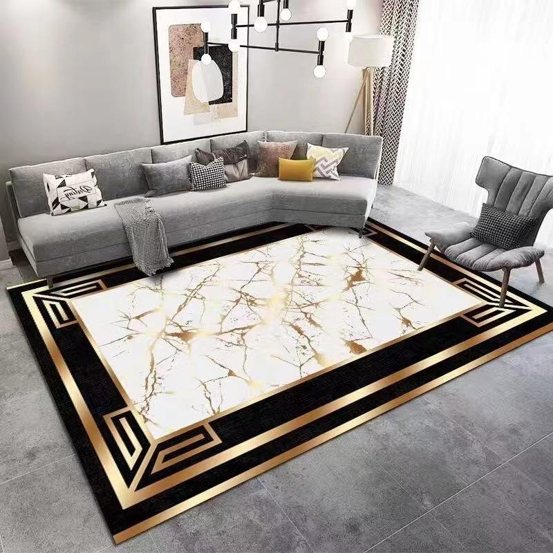 

Crystal Velvet Light Luxury Carpet Гостиная Диван Журнальный столик Коврик Современный Спальня Ковер Домашний Полный Ковер 200 * 250cm