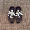 Cowhide Version~ Wang Yibo Has the Same Style of German Training Shoes, Women's Inner Height-increasing Shoes, Thick-soled Crooked Mouth Casual Spo