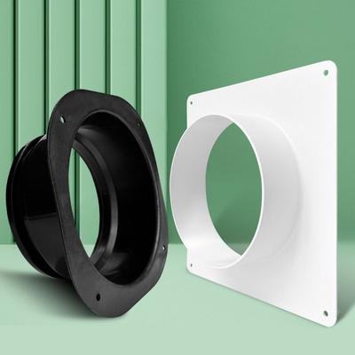 Plastic Vent Pipe Adapter Flange Connector Ducting Tool Easy Installation Exhaust Pipe Joint Wall-mounted