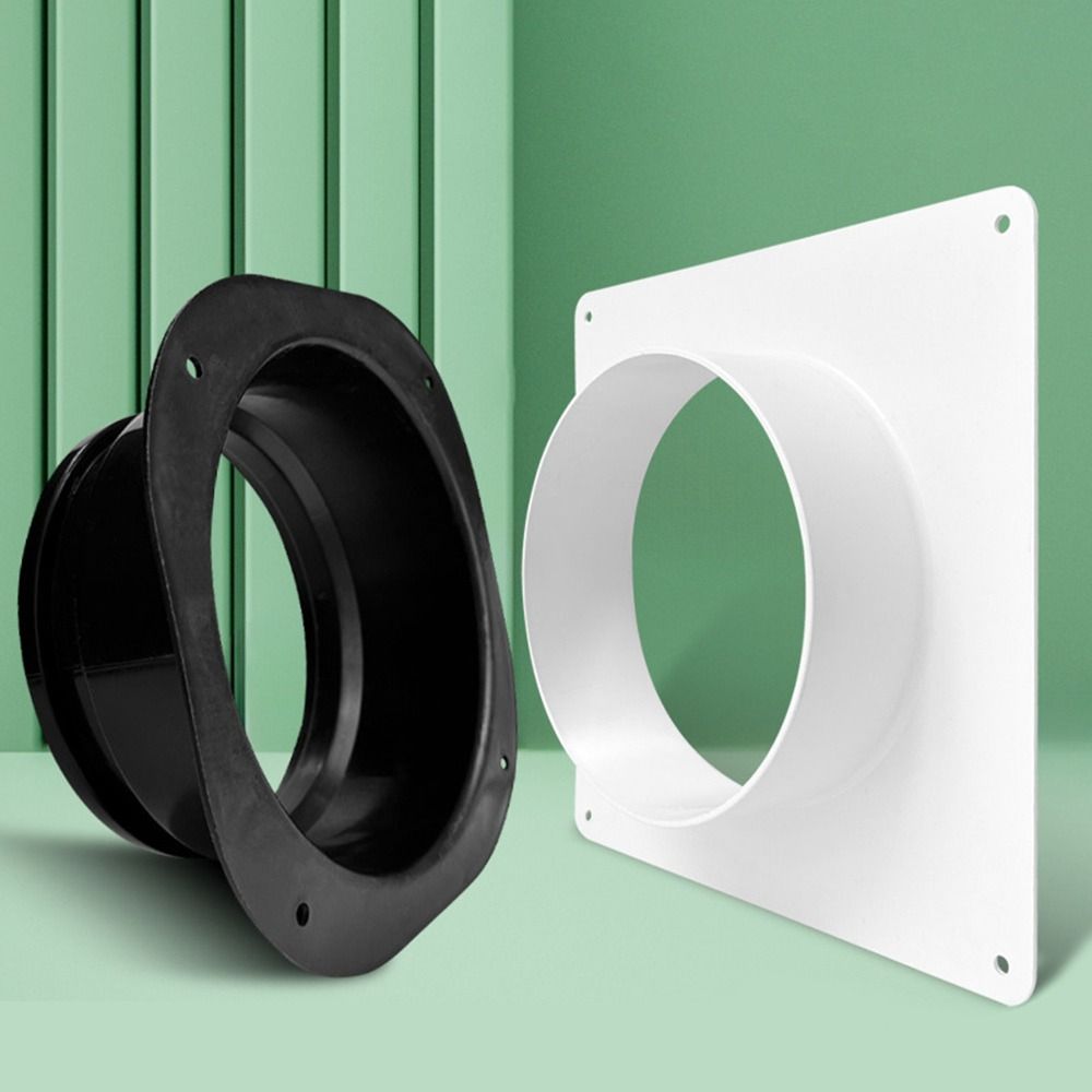 Plastisk ventilasjonsrøradapter Flenskobling Veggmontert Kanalverktøy Eksosrørskjøt Enkel installasjon