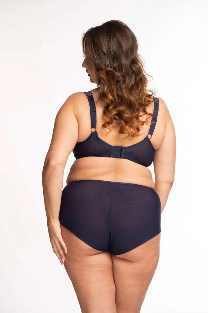 Soft Shaping Bra Melani Soft Minimizer Navy Blue Nessa