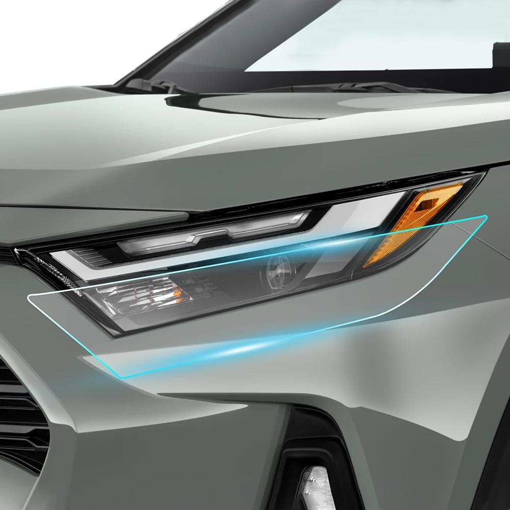 Vorgeschnittene Lackschutzfolie für Toyota RAV4 Hybrid XA50 2019-2024 Scheinwerfer vorne Klar TPU PPF