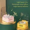 Bluetooth 5.0 Vintage Vinyl Record Speaker Stereo Sound Desktop Alarm Clock Speaker  Vintage Style